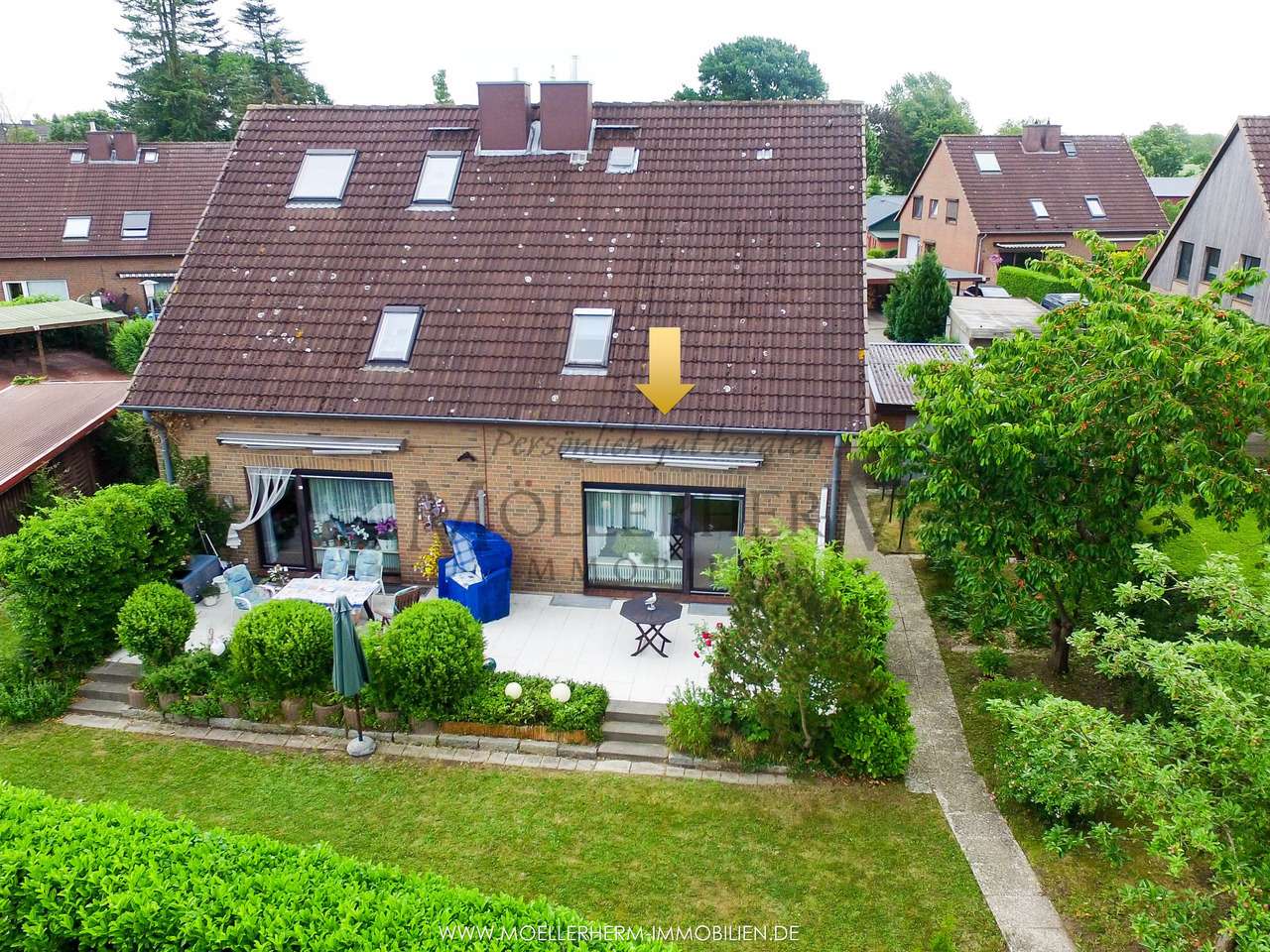 Rückansicht.
